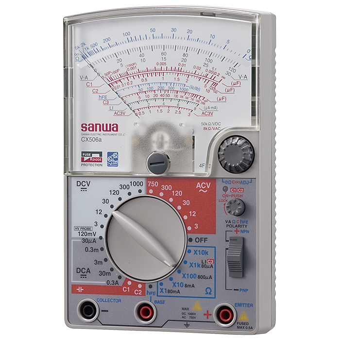 SANWA CX506a analog capacitance multitester